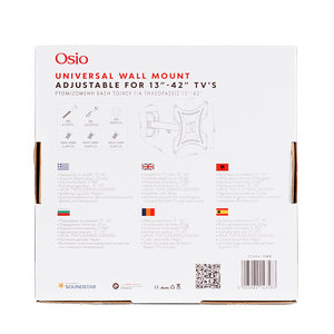 Osio OSMA-1140 Βάση τηλεόρασης 13″ – 42″ VESA 200 x 200