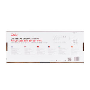 Osio OSMA-1470 Ρυθμιζόμενη Βάση Οροφή τηλεόρασης 37″ – 75″ VESA 600 x 400