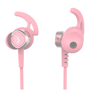SADES gaming earphones Wings 20, 12mm, 3.5mm, 1.2m, ροζ