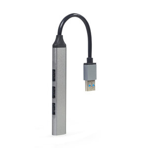 GEMBIRD 4-PORT USB HUB (USB3X1 - USB2X3 PORTS) SILVER