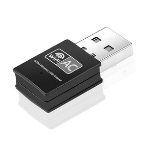POWERTECH ασύρματος USB αντάπτορας PT-1041, AC600 600Mbps, 2.4/5GHz WiFi