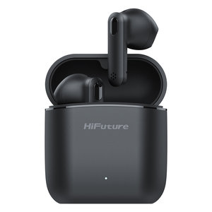 HIFUTURE earphones Flybuds 2 με θήκη φόρτισης, true wireless, μαύρα