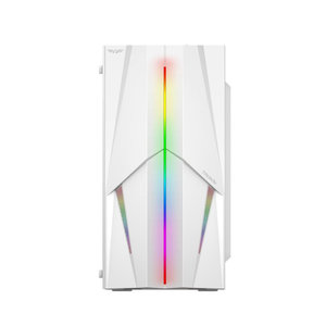 ARMAGGEDDON GAMING PC CASE MATX WITH RGB EFFECTS WHITE