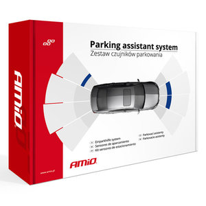 AMIO σύστημα παρκαρίσματος 02253, 4 μαύροι αισθητήρες, με buzzer