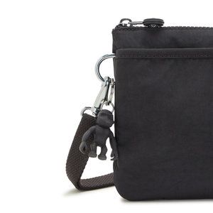 Kipling Τσάντα ώμου 24x16x16.5cm σειρά Riri Black Noir