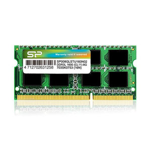 SILICON POWER Μνήμη 8GB DDR3L SODimm, PC3L 12800, 1600MHz, CL11, 1.35v