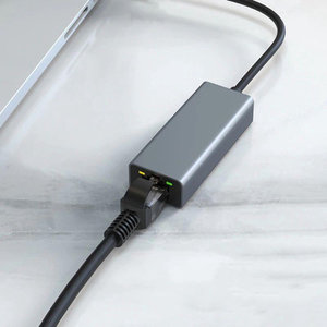 POWERTECH αντάπτορας USB σε RJ45 PTH-082, 10M/100M/1000M/2.5G, γκρι