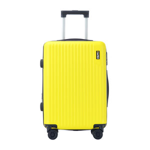 Βαλίτσα Μεσαία Με Προέκταση AMBER Κίτρινο AM1004