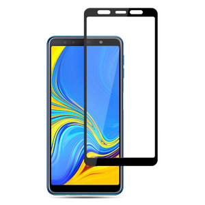POWERTECH Tempered Glass 5D, Full Glue για Samsung A7 2018, μαύρο