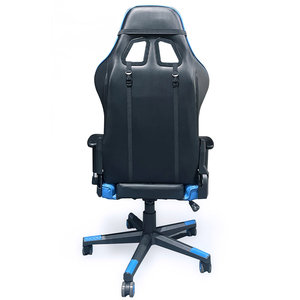 GEMBIRD GAMING CHAIR LEATHER BLACK/BLUE