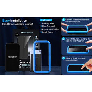 ROCKROSE tempered glass 2.5D Sapphire Crystal Clear, iPhone 14 Pro