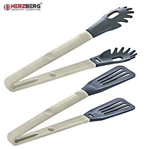Herzberg Σετ εργαλεία κουζίνας 2 τμχ σε γκρι χρώμα HG-2N1CK4GRE