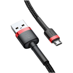 Baseus CAMKLF-H91 Cafule Braided USB 2.0 to micro USB Cable Μαύρο 3m