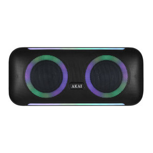 Akai ABTS-70 Φορητό αδιάβροχο ηχείο Bluetooth με TWS, LED, USB/SD, FM, AUX – 40W