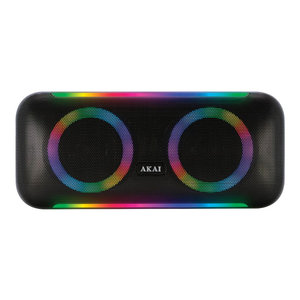 Akai ABTS-70 Φορητό αδιάβροχο ηχείο Bluetooth με TWS, LED, USB/SD, FM, AUX – 40W
