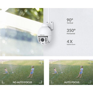 FOSCAM smart IP κάμερα SD4, 4MP 2K, 4x zoom, WiFi, IP66, PTZ
