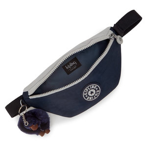 Kipling Τσάντα μέσης 25x12x2cm σειρά Happy True Blue Grey