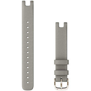 GARMIN Lily Braloba Gray Leather Strap with Cream Gold Hardware