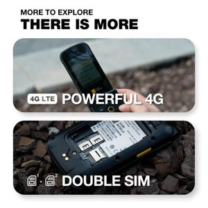 AGM M8 FLIP Μαύρο αδιάβροχο κινητό τηλέφωνο με πορτάκι ανθεκτικό σε πτώση IP68/IP69K, Dual Sim με Bluetooth, USB, SD, οθόνη 2.8″, SOS συμβατό με ακουστικά βαρηκοΐας