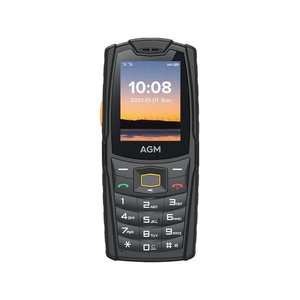AGM M6 Μαύρο αδιάβροχο κινητό τηλέφωνο ανθεκτικό σε πτώση IP68/IP69K, Dual Sim με Bluetooth, USB, SD, FM, 4G, οθόνη 2.4″-3.5W