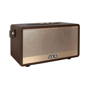 Akai M7 Storm Καφέ ρετρό Φορητό ηχείο Bluetooth με USB, Aux-In, TWS, FM και τηλεχειριστήριο- 60W RMS