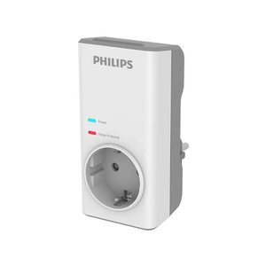 Philips CHP7010W/GRS Μονόπριζο ασφαλείας 1140J