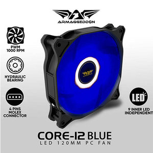 ARMAGGEDDON PC COOLING FAN CORE-12 BLUE