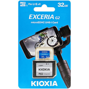 KIOXIA 4K MICRO SD 32GB WITH ADAPTER UHS I U3 V30