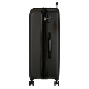 Roll Road βαλίτσα μεσαία expandable ABS 68x48x27cm σειρά Camboya Black
