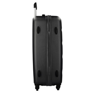 Roll Road βαλίτσα μεσαία ABS 65x46x23cm σειρά Flex Black