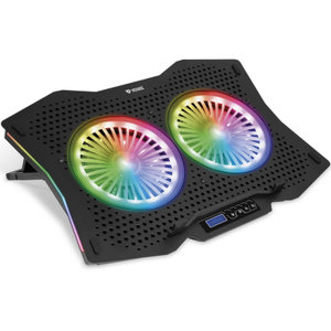 YENKEE YSN 310 Cooling Pad για Laptop με 2 Ανεμιστήρες και RGB Φωτισμό
