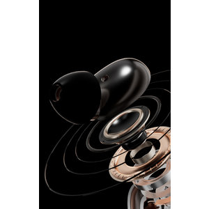 YENKEE YHP 05BT BK TABOO TWS Ασύρματα Ακουστικά με Βάση Φόρτισης, Μαύρα