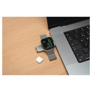 YENKEE YAC 5001 Ασύρματος Φορτιστής με Μαγνήτη συμβατός με Apple Watch, Λευκός