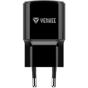 YENKEE YAC 2023BK USB Φορτιστής Κινητού QC3.0, 18W, Μαύρος