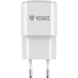 YENKEE YAC 2023WH USB Φορτιστής Κινητού QC3.0, 18W, Λευκός