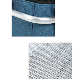 Πτυσσόμενη Ισοθερμική Τσάντα για Πικ-Νικ 22Lt AMBER Μπλε AM3004