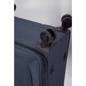 Βαλίτσα Μεσαία με προέκταση BENZI Μπλε BZ5708