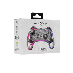 WHITE SHARK GAME PAD LEGION FOR PC, SMARTPHONES, N-SWITCH & PS4