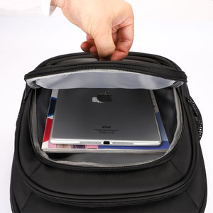 Σακίδιο με Θήκη Laptop 15.6'' AMBER Μαύρο AM2012