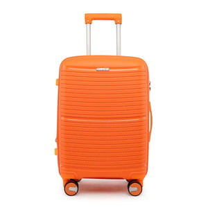 Βαλίτσα Μεσαία Με Προέκταση AMBER Πορτοκαλί AM1006
