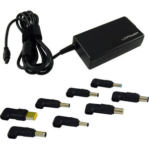 LC POWER 65W NOTEBOOK ADAPTER MULTI RANGE 18,5-20V/2-3,5A/8 TIPS