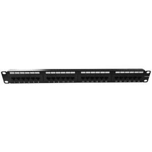 SAFEWELL (DST) 180° UTP Patch Panel Cat6A 24Port, 19