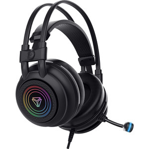 YENKEE YHP 3035 SHADOW Over Ear Gaming Ακουστικά 7.1 με σύνδεση USB και RGB φωτισμό, Μαύρα