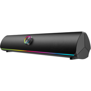 YENKEE YSP 1002 RGB SPARK, Bluetooth Gaming Soundbar με 10W RMS και φωτισμό RGB, Μαύρη