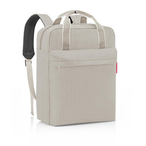 Reisenthel Τσάντα πλάτης με θέση PC 15.6'' 30x39x13cm allday backpack M Sand