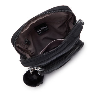 Kipling Τσάντα ώμου 22x16x6cm σειρά Gunne Black Noir