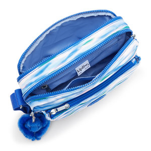 Kipling Τσάντα ώμου 24x17x9cm σειρά Abanu M Diluted Blue