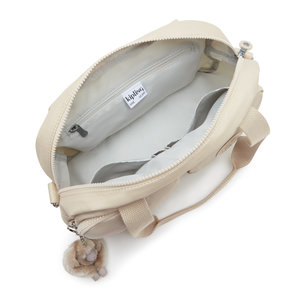 Kipling Τσάντα ώμου 33x22x12.5cm σειρά Cool Defea Beige Pearl