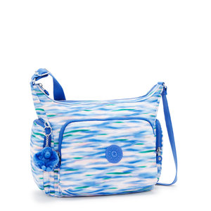 Kipling Τσάντα ώμου 30x35.5x18.5cm σειρά Gabb Diluted Blue
