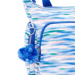 Kipling Τσάντα ώμου 30x35.5x18.5cm σειρά Gabb Diluted Blue